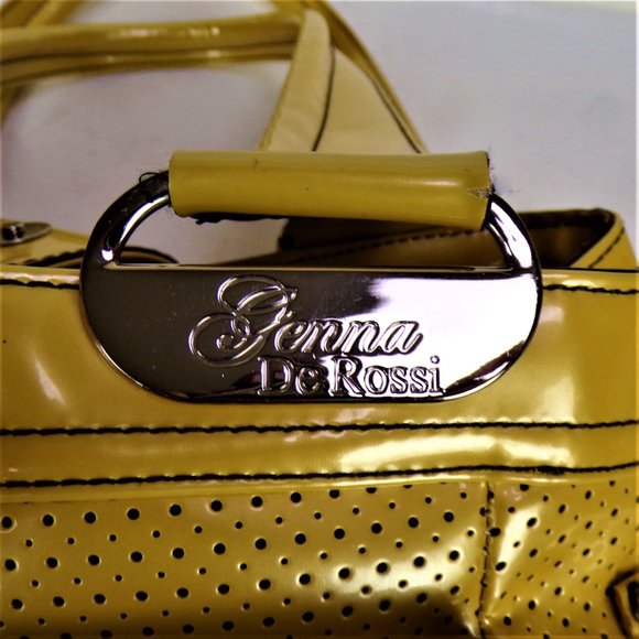 Yellow Perforated Women's Handbag - Picture 10 of 13